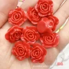 18mm macaron-colored rose DIY cream glue handmade material, phone case material, children's beaded accessories Item Picture